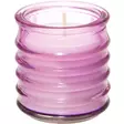 Venetsiakynttilä lasissa 18h violetti - Pöytäkynttilät - 6410413230675 - 1