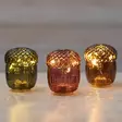 Koristeellinen lasinen tammenterho led valolla - Koriste-esineet - 6410416573915 - 3