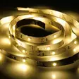 Taipuisa lämminvalkoinen led valonauha, paristokotelo ja 3×aa paristopaikka - Led-nauhat ja led-listat - 8721037202695 - 2