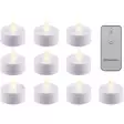 Led tuikku 10 kpl kauko ohjaimella finnlumor - Led-kynttilät - 6410413305915 - 2