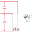 Lineaarimoottori 1000n 450mm - Työkoneen kytkimet ja liittimet - 6438471272635 - 2