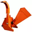 Traktorihaketin BX42 oranssi, 3-pistekiinnityspalkit ja 360° poistokouru näkyvissä - Oksasilppurit - 6430075571145 - 1