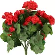 Punainen pelargonia kimppu tekokukka - Tekokasvit ja tekokukat - 6410416529875 - 2
