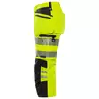 High vis stretch 2666 gstp piraattihousut sivuprofiili työkalutaskuilla - - - 7