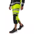 High vis stretch piraattihousut lk2 2666 gstp huomioväriset työhousut riipputaskuilla - - - 2