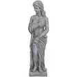 Puutarhapatsas lady 82 cm harmaa - Puutarhapatsaat - 6410416534275 - 1