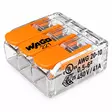 Wago 221 613 vipuliitin 0,5 6mm² - Johtoliittimet ja kytkentärimat - 4055143704335 - 2