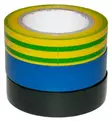 Sähköteippi musta sininen keltavihreä - Sähköteipit ja vulkanointiteipit - 6438140926005 - 2