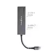 Nedis usb c keskitin 4 porttinen - Liittimet, adapterit ja telakointiasemat - 5412810412815 - 5