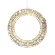Sisustuskranssi lämminvalkoinen 50cm shinea - Valokoristeet - 6435200313805 - 1