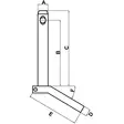 Kramp z522130kr vetovarren tapin mittapiirros - Traktorin sokat ja kiinnitystapit - 8716106177165 - 2