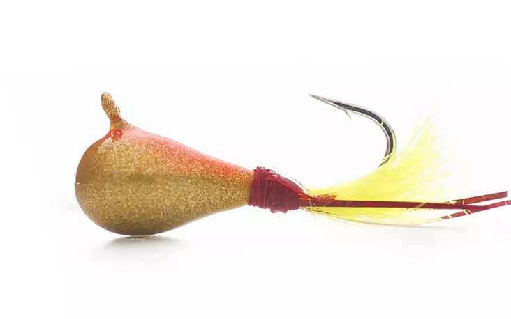 Tupsumorri kulta/punainen 5mm - Pilkkisyötit ja tahnat - 6418252779515 - 1