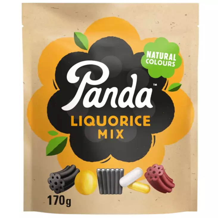 Panda lakumix liquorice mix 170g lakritsi karkkipussi - Karkkipussit - 6412500076821 - 1