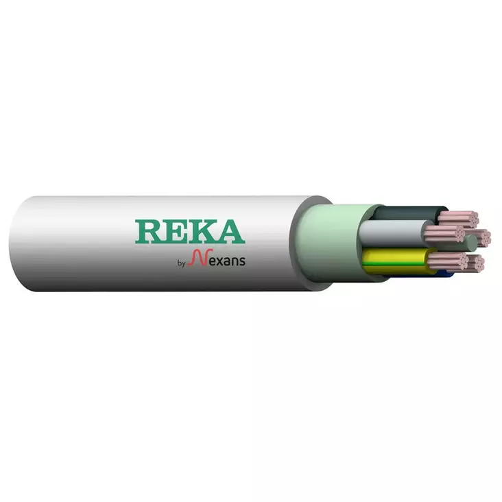 Sähkökaapeli reka 5x6mm2 valkoinen - MMJ-, maakaapelit ja kumikaapelit - 6410004069455 - 1