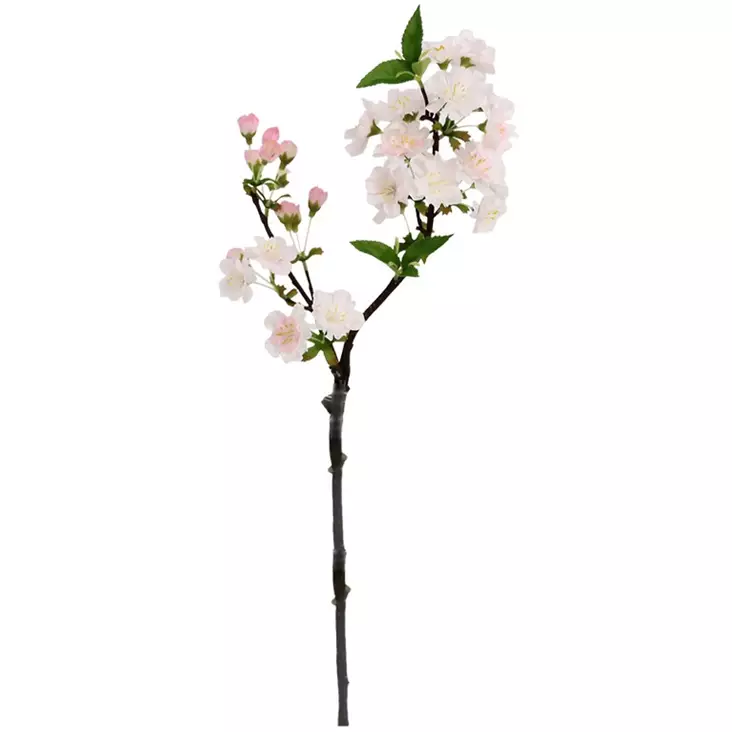 Kirsikankukan oksa, vaaleanpunainen 48 cm - Tekokasvit ja tekokukat - 6416906878225 - 1