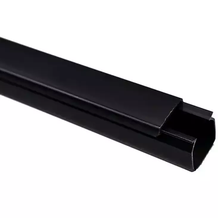 Asennuskanava musta 16x16x2000 mm - Johdonsuojat ja johdon kiinnitystarvike - 6438140914385 - 1