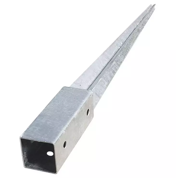 Aitatolpan jalka 49x100x750mm 2,5mm - Aitatolpan jalat ja ruuvipaalut - 6438168069845 - 1