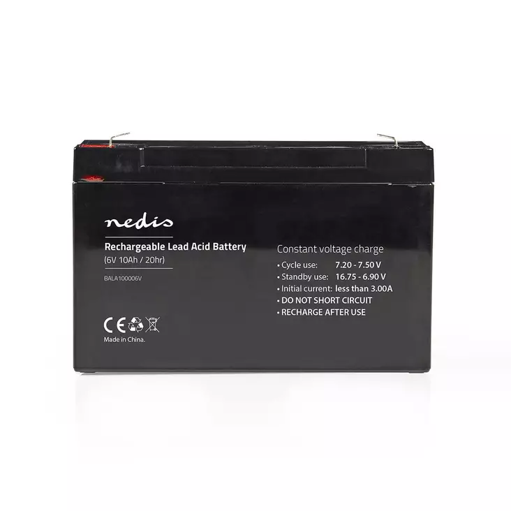 ladattava akku 6V 10Ah - Pienkoneakut 5-10Ah - 5412810284115 - 1
