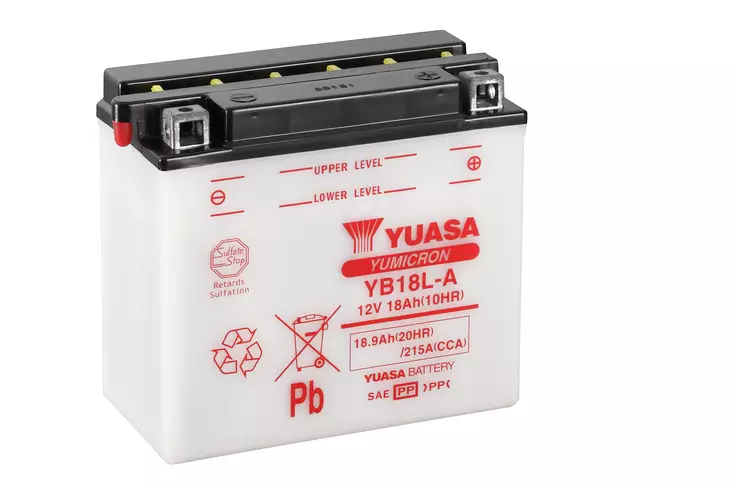 Akku Yuasa YB18L-A (CP) 12V 18AH 240A - Pienkoneakut 10-30Ah - 5050694032325 - 2