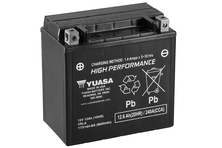 Akku Yuasa YTX14H-BS (cp) - Pienkoneakut 10-30Ah - 048493674445 - 2