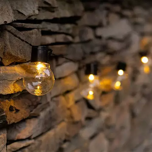 LED solar valosarja - Aurinkokennovalaisimet - 6418536009345 - 1