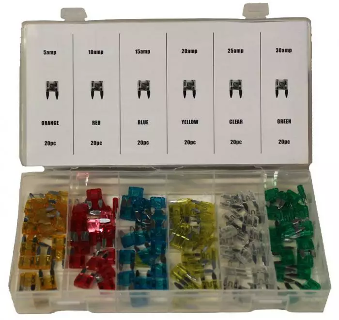 Autosulake mini 120-osainen 5-30A - Auton sulakkeet ja sulakerasiat - 6430032152875 - 1