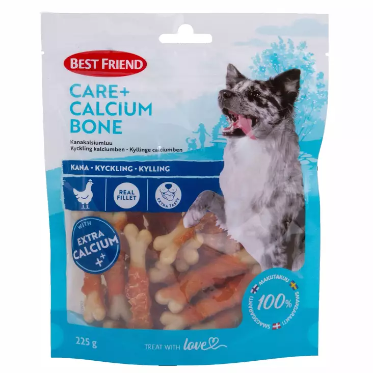 Best friend care+ kanakalsiumluu 225g - Koiran makupalat ja herkut - 5700551172625 - 1