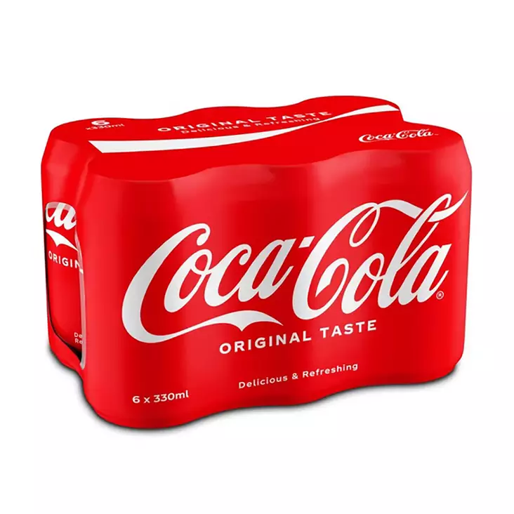 Coca cola 6 x 0,33l tölkki  - Virvoitusjuomat - 5449000000965 - 1