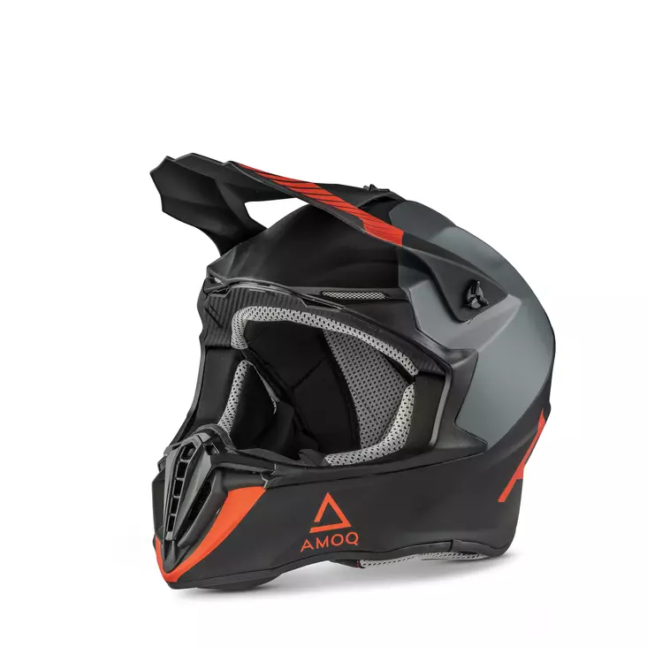 Crossikypärä AMOQ Airframe Musta/Harmaa/Punainen L - Motocross ja enduro kypärät - 6438235251715 - 1