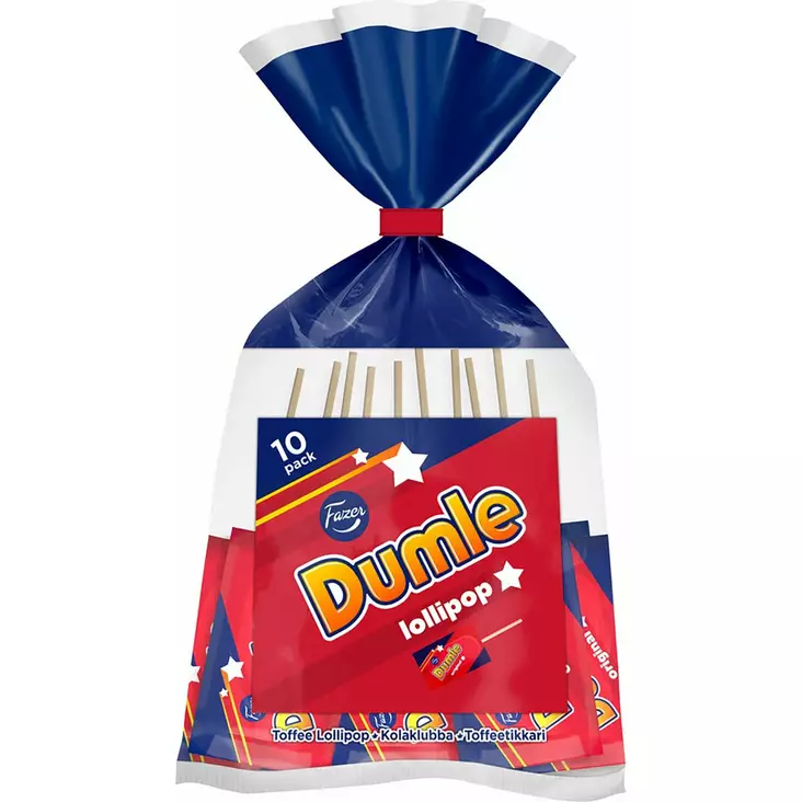 Dumle tikkari toffeekaramelli ja maitosuklaa - Tikkarit - 6416453564015 - 1