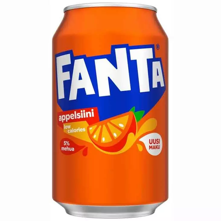 Fanta appelsiini 0,33l tölkki - Virvoitusjuomat - 6415600549585 - 1