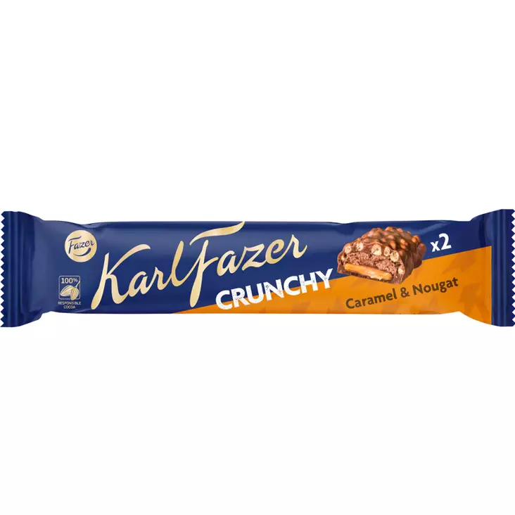 fazer crunchy caramel nougat - Patukat  - 6416453017405 - 1