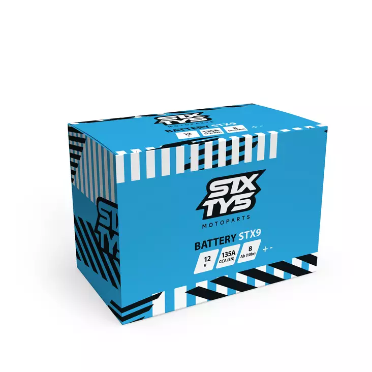 Geeliakku Sixty5 STX9 6ah - Pienkoneakut 5-10Ah - 6438235211405 - 2
