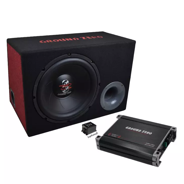 Subwoofer vahvistimella - Auton aktiivisubwooferit - 4037072024005 - 1