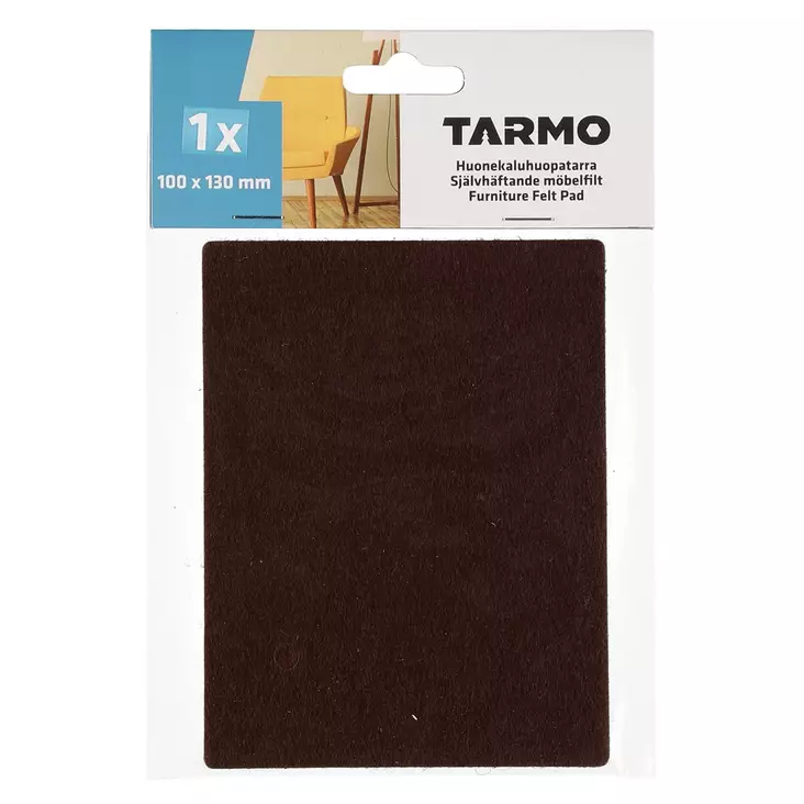 Ruskea huonekaluhuopa tarra leikattava - Huopatarrat - 6410413342385 - 1