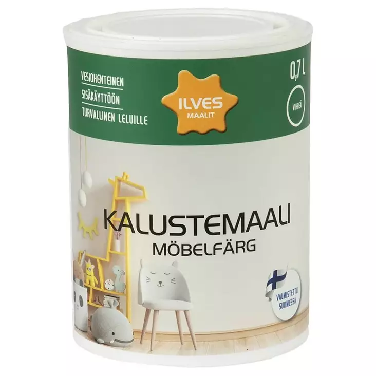 Ilves kalustemaali v40 vihreä 0,7l - Talomaalit - 6430026955215 - 1