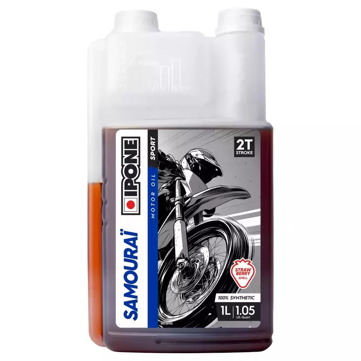 Ipone samourai racing 2t öljy mansikka 1l - 2-tahti öljyt - 3700142305595 - 1