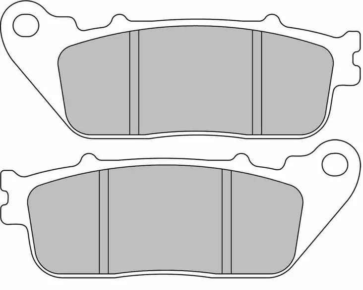 Jarrupalat Ferodo Sinter Grip taakse Honda - Moottoripyörän jarrupalat - 6438471284195 - 2