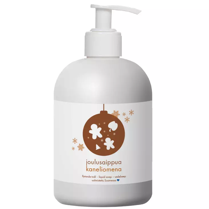 Joulusaippua 300ml kaneliomena - Joulusaippuat - 6419642371005 - 1
