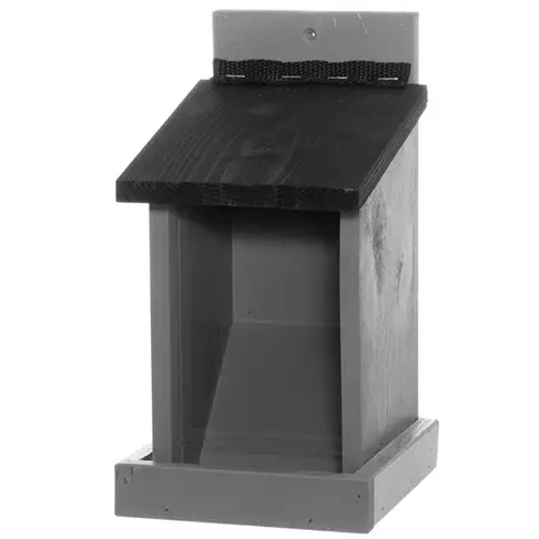 Jyväsyötin puinen harmaa - Lintulaudat, pöntöt ja hyönteishotellit - 6410416375755 - 1