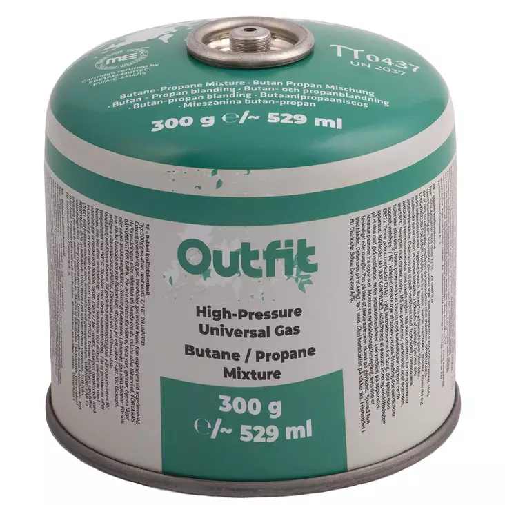 Kaasupatruuna 7/16 kierteellä 300g - Retkikeittimet ja kaasupatruunat - 5709386964665 - 1