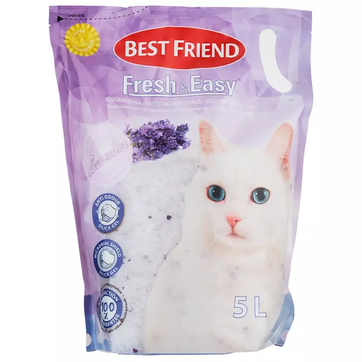 Kissanhiekka laventeli tuoksulla 5l  - Kissan terveydenhoito ja hygienia - 5700551260605 - 1