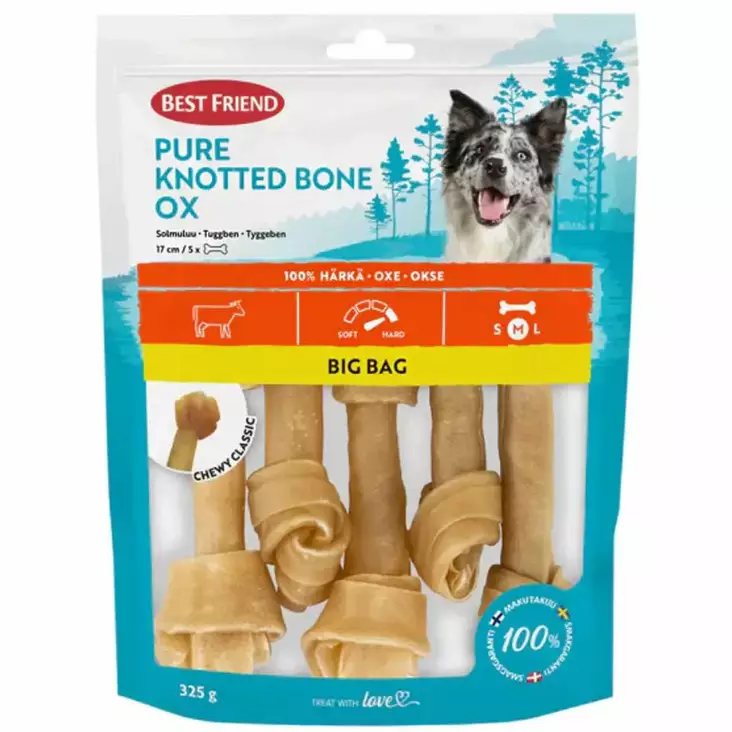 Best friend solmuluu härkä - Koiran puruluut, purutikut ja pururullat - 5700551173295 - 1