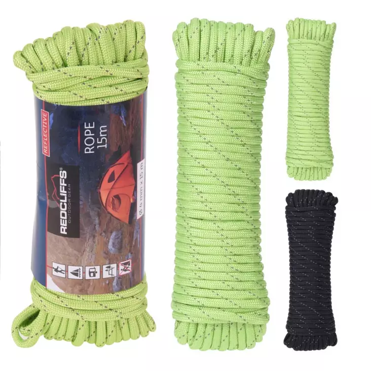 Yleisköysi retkeilyyn 4mm heijastava - Köydet - 8719987288395 - 1