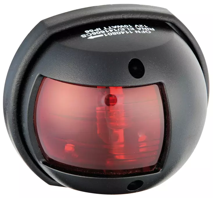 Kulkuvalo Compact 12 musta punainen - Veneen kulkuvalot - 8033137012365 - 1