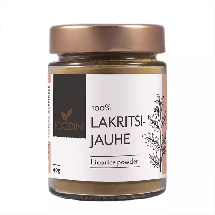 Foodin luomu lakritsijauhe - Mausteet - 6430048233315 - 1