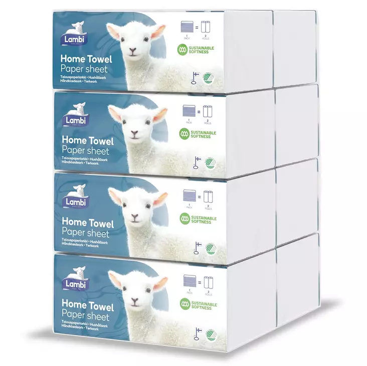 Lambi talouspaperiarkki 8 kpl säästöpakkaus - WC-paperit ja talouspaperit - 6414301064915 - 1