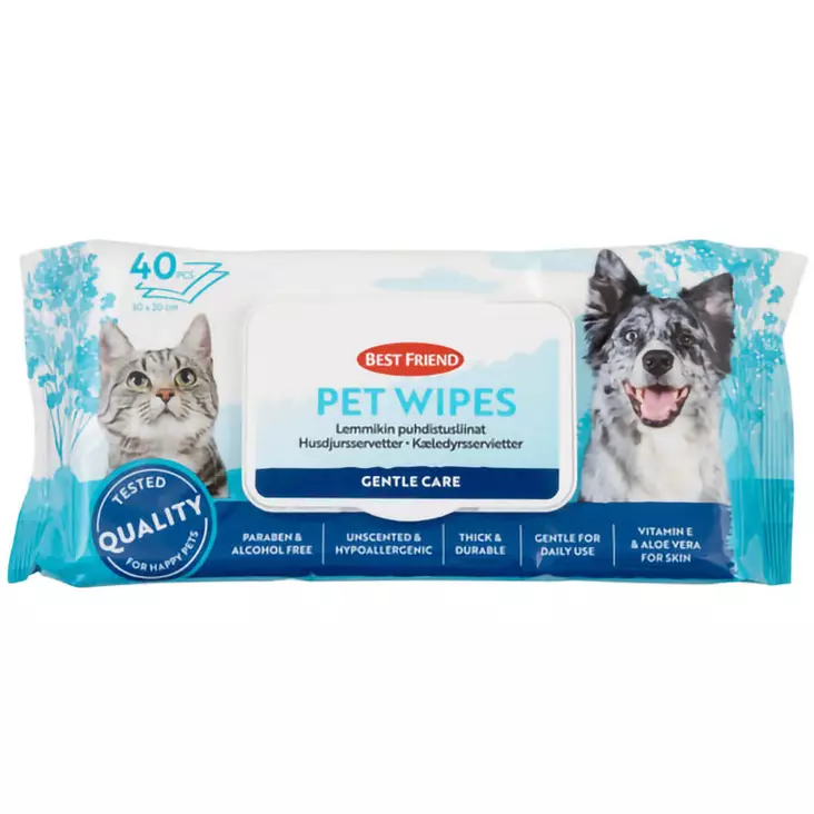 Best friend lemmikin puhdistusliinat kissoille ja koirille - Koiran terveydenhoito ja hygienia - 5700551160325 - 1
