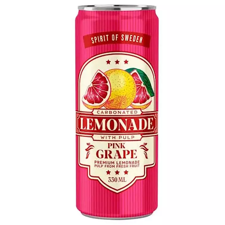 Lemonade verigreippi hiilihapotettu virvoitusjuoma 330 ml - Virvoitusjuomat  - 7312720044145 - 1