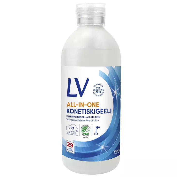 Lv konetiskigeeli 500ml tiskikoneen pesuaine - Astianpesuaineet - 6414505188325 - 1